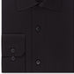 Calvin Klein Men's Steel Classic Fit Non Iron Performance Herringbone Spread Collar Dress Shirt Black Size 17X34-35