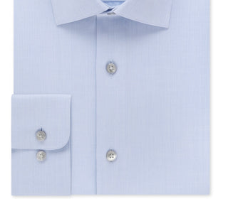 Calvin Klein Men's Classic Fit Non Iron Spread Collar Dress Shirt Blue Size 15X32X33