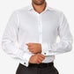 Calvin Klein Men's Slim Fit Non Iron French Cuff Dress Shirt White Size 17.5X34X35