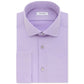 Calvin Klein Men's Slim Fit Non Iron Performance Herringbone French Cuff Dress Shirt Purple Size 15X32-33