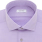 Calvin Klein Men's Slim Fit Non Iron Performance Herringbone French Cuff Dress Shirt Purple Size 15X32-33