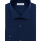 Calvin Klein Men's Classic Fit Non Iron Herringbone Spread Collar Dress Shirt Blue Size 16.5X34X35