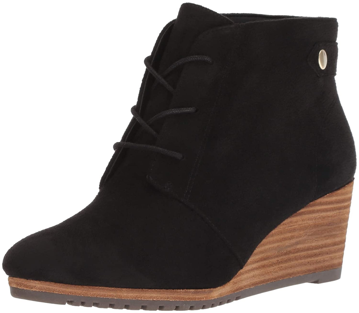 Dr. Scholl's Women's Conquer Wedge Bootie Black Size 7 M
