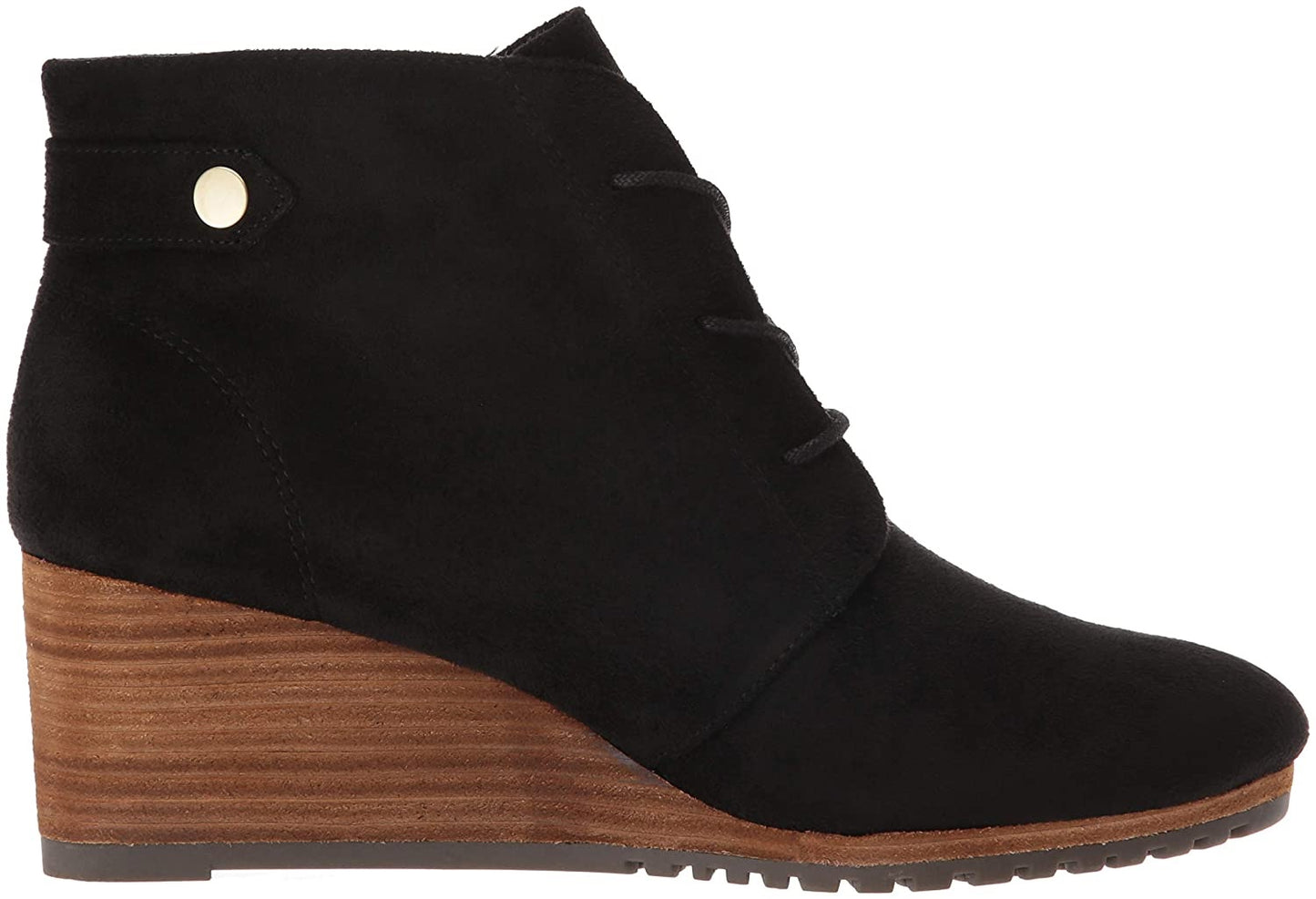 Dr. Scholl's Women's Conquer Wedge Bootie Black Size 7 M