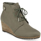 Dr. Scholl's Women's Conquer Ankle Boots Green Size 7 M