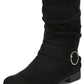 Dr. Scholl's Women's Ripple Bootie Black Size 7 M