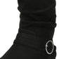 Dr. Scholl's Women's Ripple Bootie Black Size 7 M