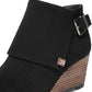 Dr. Scholl's Women's Create Wedge Booties Black Size 9 M