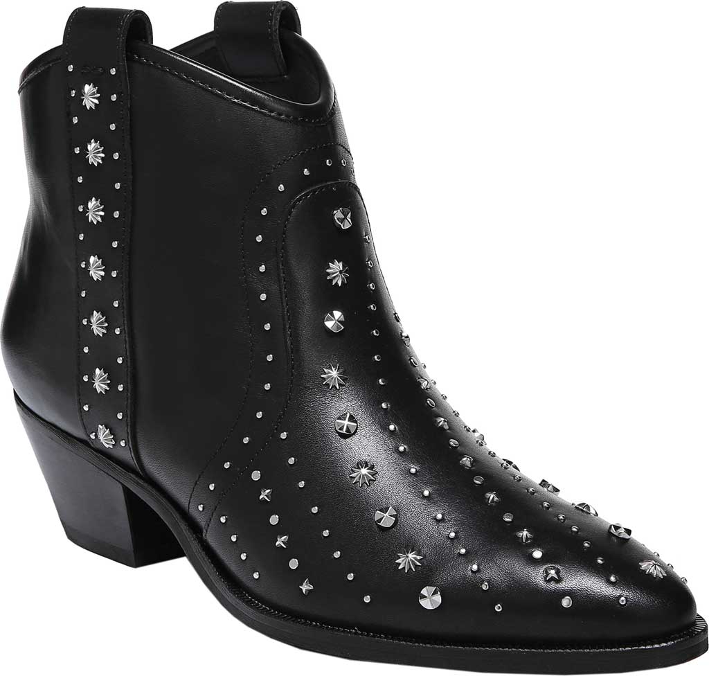 Sam Edelman Women's Brian Ankle High Leather Boot Black Size 8.5 M
