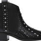 Sam Edelman Women's Brian Ankle High Leather Boot Black Size 8.5 M