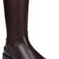 Franco Sarto Women's Henrietta Leather Almond Toe Knee High Fashion Boots Brown Size 6 M