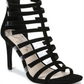 Fergie Women's Regal Caged Sandal Black Size 7.5 M