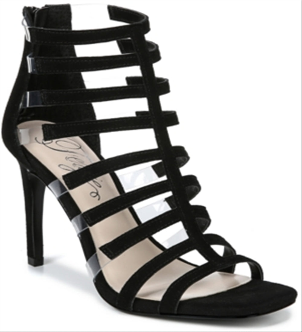 Fergie Women's Regal Caged Sandal Black Size 7.5 M