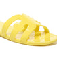 Sam Edelman Women's Bay Jelly Slide Sandal Yellow Size 7M