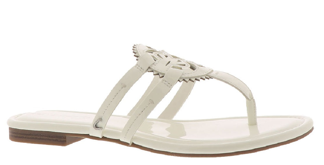 Circus Ny Women's Canyon Medallion Flat Sandals White Size 5.5M