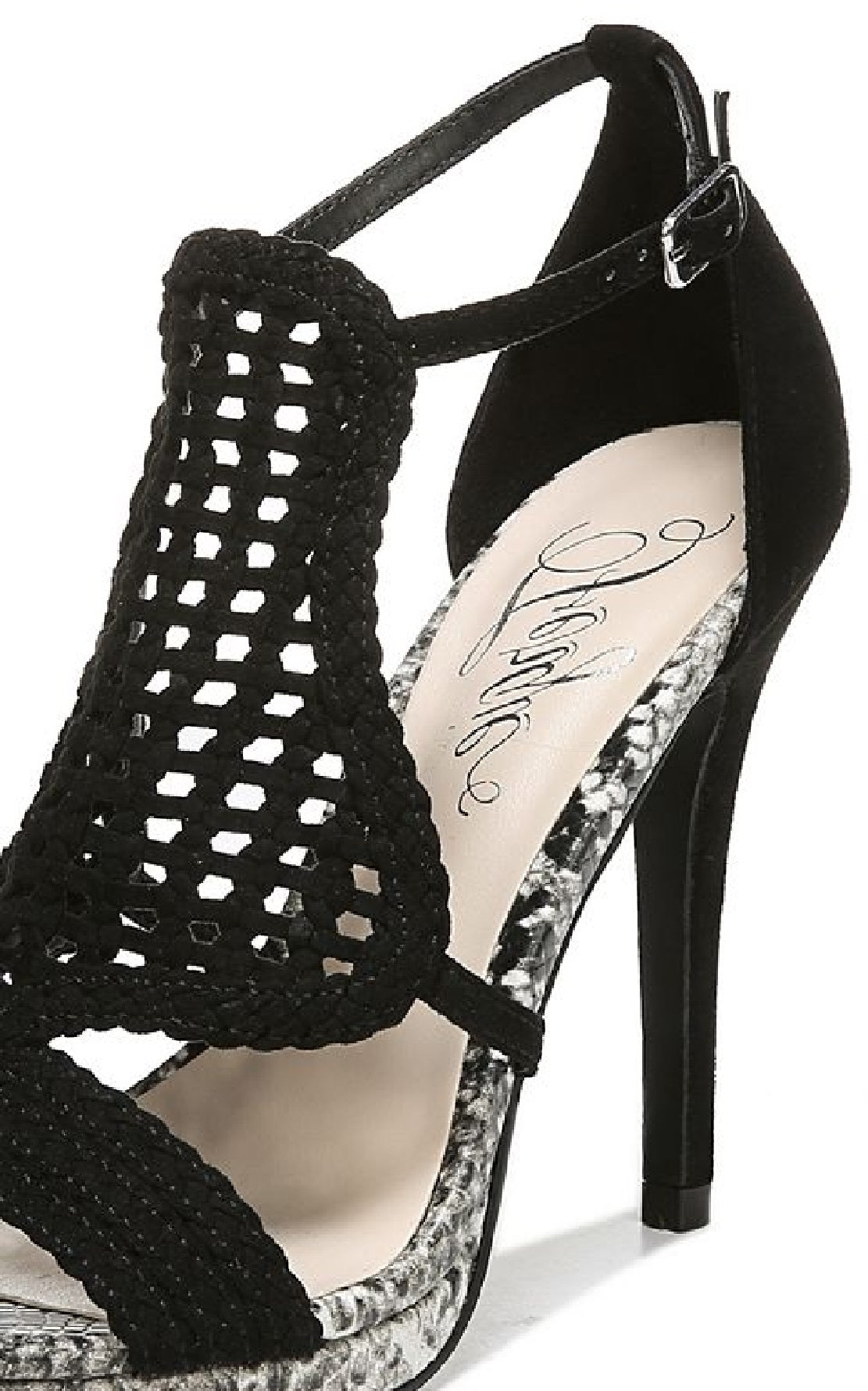 Fergie Women's Catalina Open Toe Heel Black Size 7 M