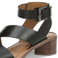 Franco Sarto Women's Kaelyn Sandals Black Size 5.5 M