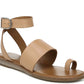 Franco Sarto Women's Gracious Leather Open Toe Casual Ankle Strap Sandals Brown Size 6.5 M