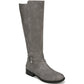 Lifestride Women's Xtrovert Wide Calf High Shaft Boots Shoes Gray Size 9M