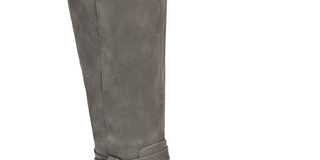 Lifestride Women's Xtrovert Wide Calf High Shaft Boots Shoes Gray Size 9M