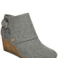 Dr. Scholl's Women's Create Wedge Booties Gray Size 6 M