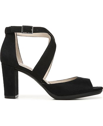 Lifestride Women's Allison Dress Sandal Black Size 7 W