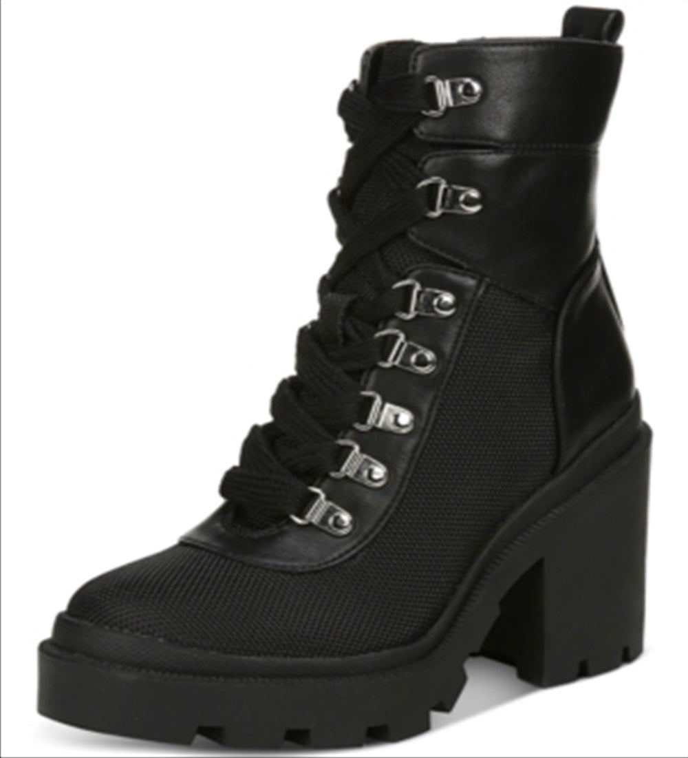 Sam Edelman Women's Lambert Combat Boots Black Size 5.5M