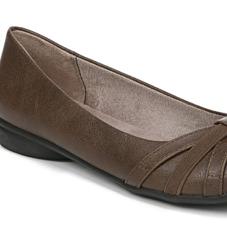 Lifestride Women's Abigail Flats Brown Size 7.5 M