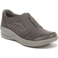 Bzees Women's Florence In Morel Texture Fabric Sneaker Gray Size 9M