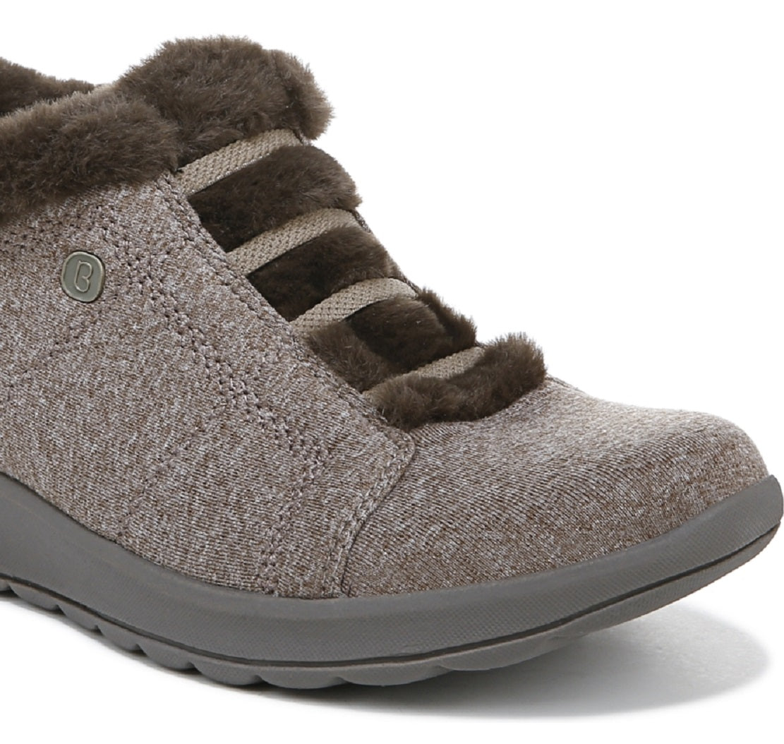 Bzees Women's Golden Faux Fur Lined Bootie Brown Size 6 M