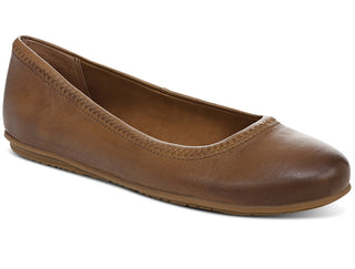 Zodiac Women's Sonia Leather Flat Brown Size 6 M