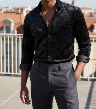 Barabas - Floral Rage Long Sleeve Shirt