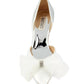 Badgley Mischka - WOMEN METALLIC FESTIVE EMBELLISHED BOW PUMPS