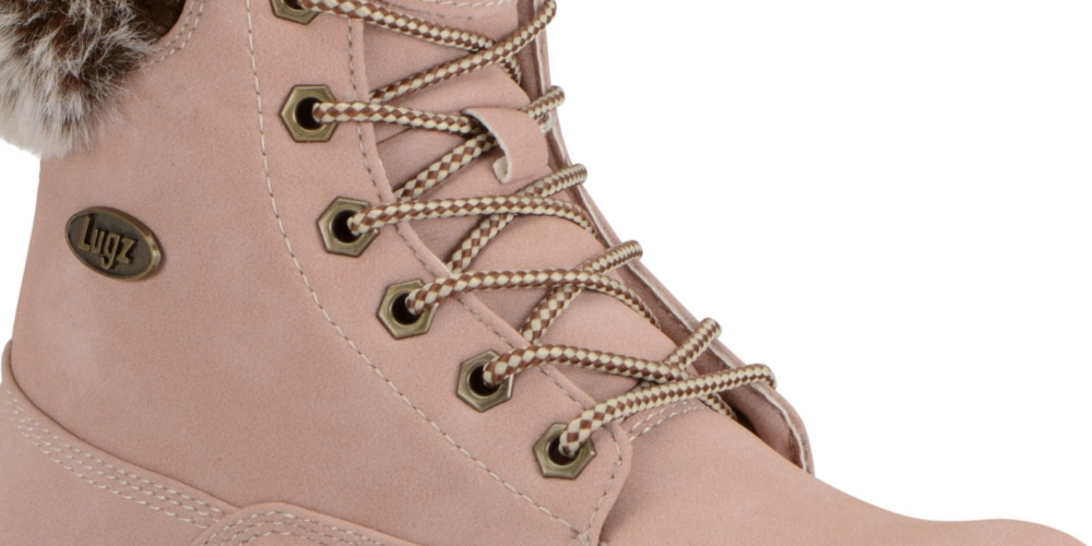 Lugz Women's Empire Hi Fur 6 Inch Boots Pink Size 6.0
