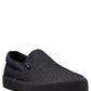 Lugz Men's Clipper Classic Slip On Fashion Sneakers Black Size 12 D