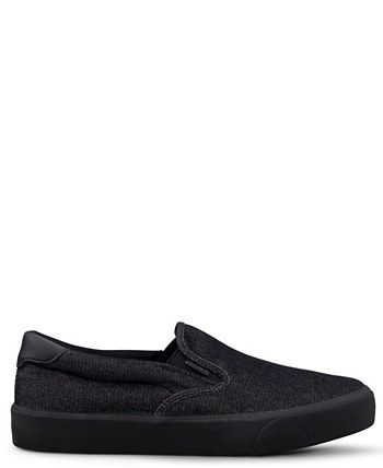 Lugz Men's Clipper Classic Slip On Fashion Sneakers Black Size 12 D