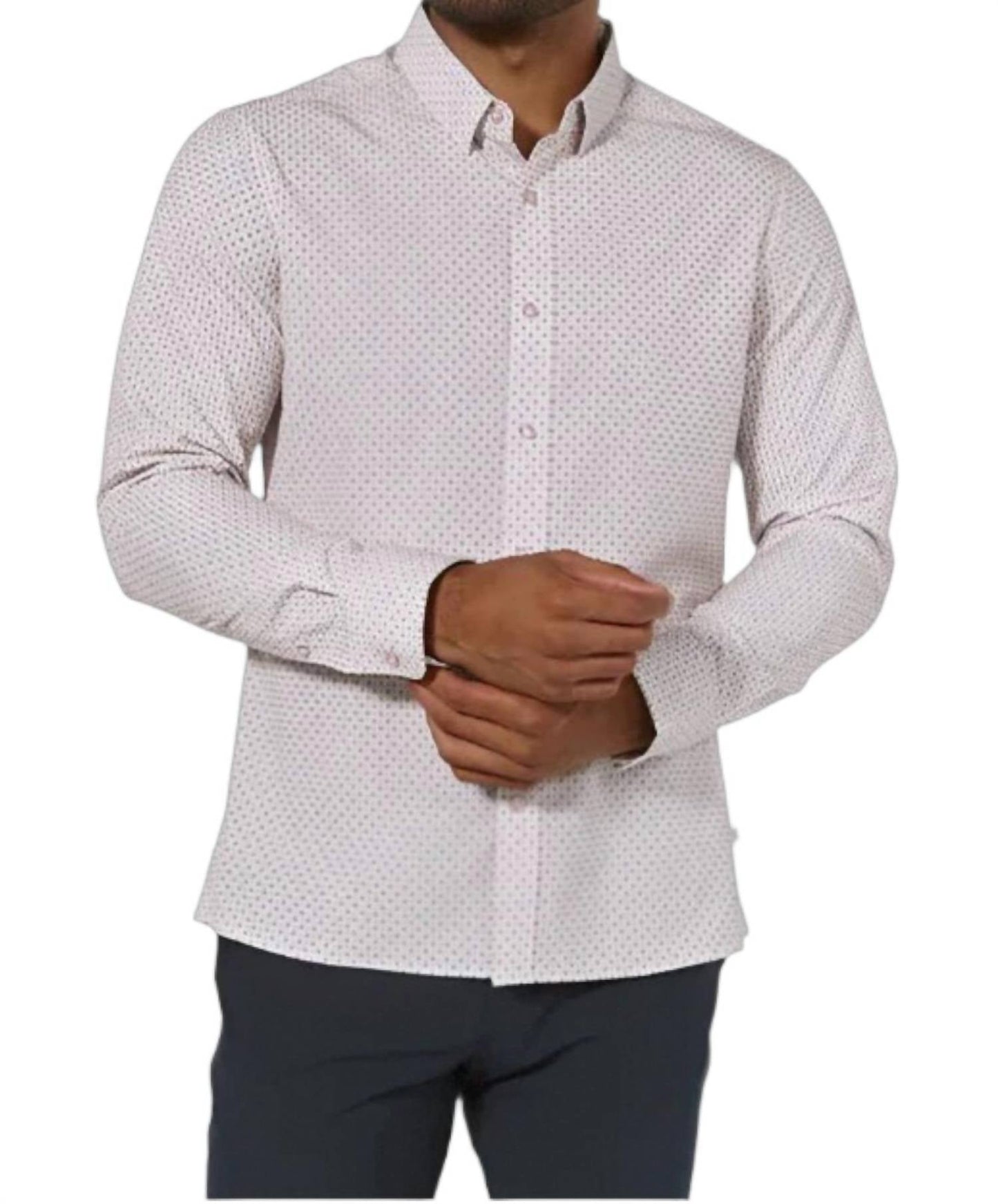 7Diamonds - Lucian Long Sleeve 4-way Stretch Shirt