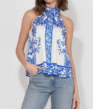 Adelyn Rae - Logan Print Halter Top