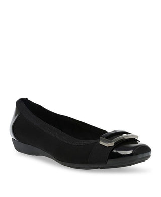 Anne Klein Women's Uplift Flat Black Size 7.5 M