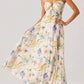 Astr - Women's Emese Floral Pleated Maxi Dress