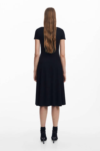 Desigual - LOW-CUT MIDI DRESS