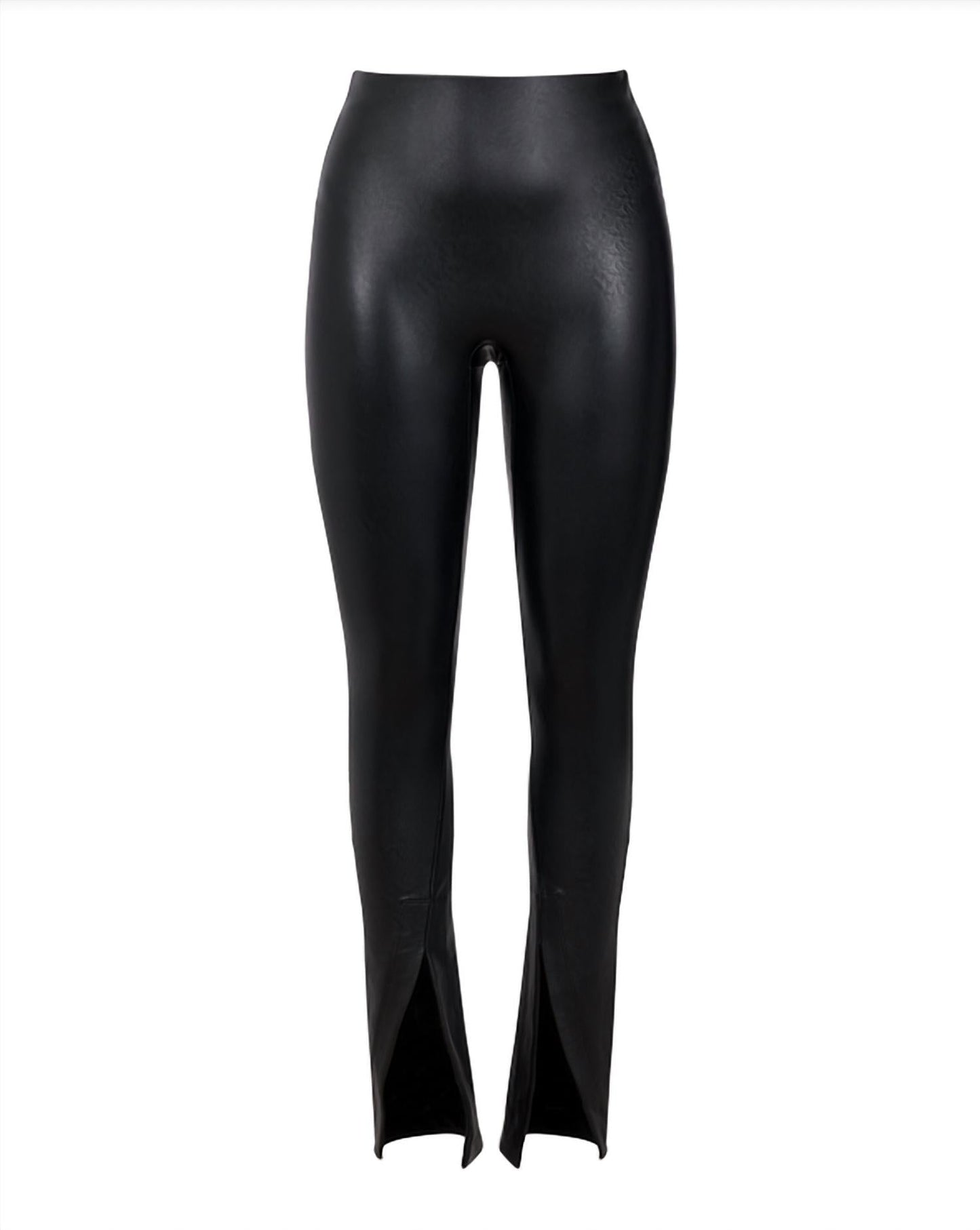 Spanx - Leather-like Front Slit Pant