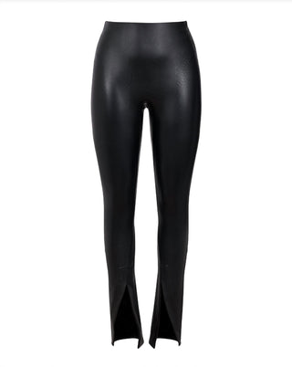 Spanx - Leather-like Front Slit Pant
