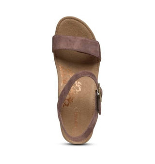 Aetrex - SYDNEY QUARTER STRAP ESPADRILLE WEDGE