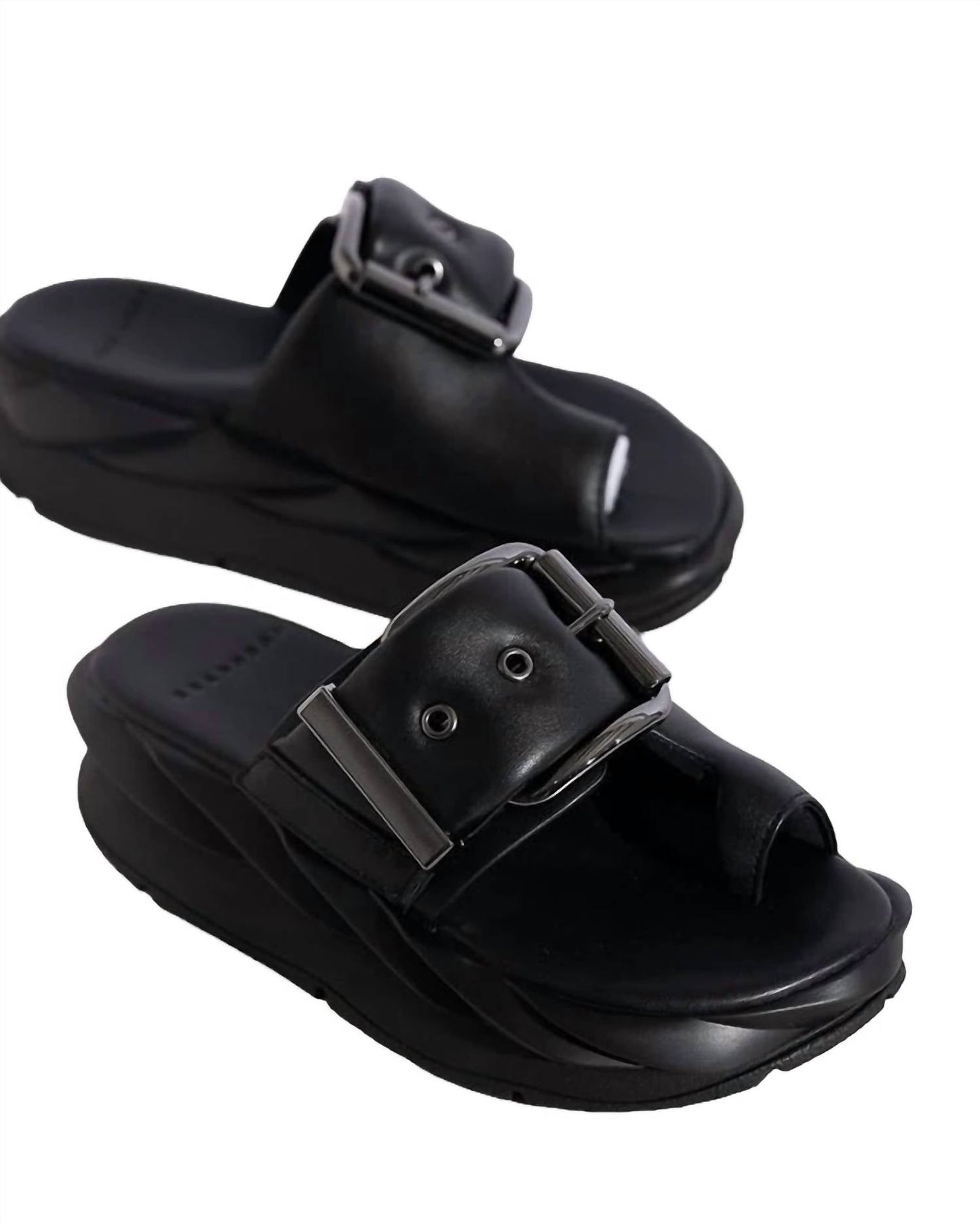 4Ccccees - Women's Mellow Glow One Toe Slide Sandal