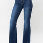 Judy Blue - Non-Distressed Fray Hem Bootcut Jeans