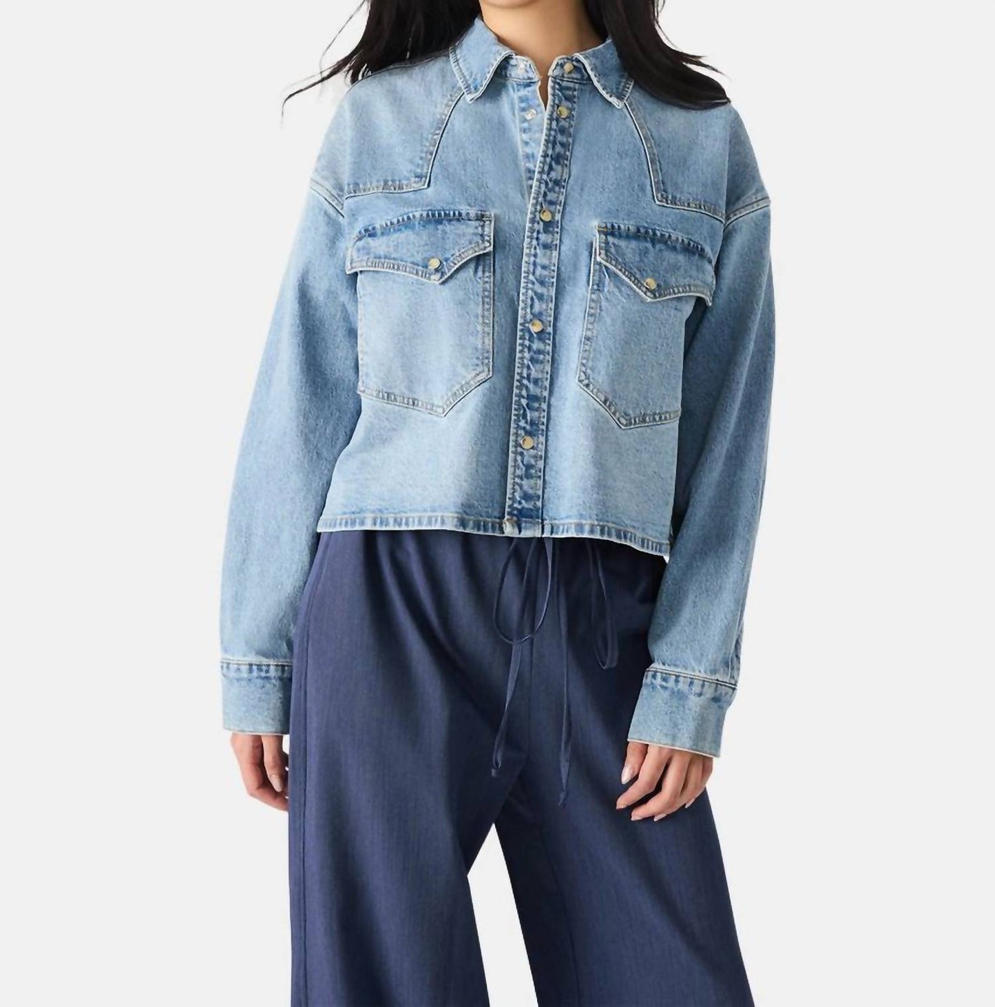 Steve Madden - Rafi Denim Shirt Jacket