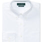 Polo Ralph Lauren Men's Classic Regular Fit Non Iron Stretch Pinpoint Dress Shirt White Size 16X34X35