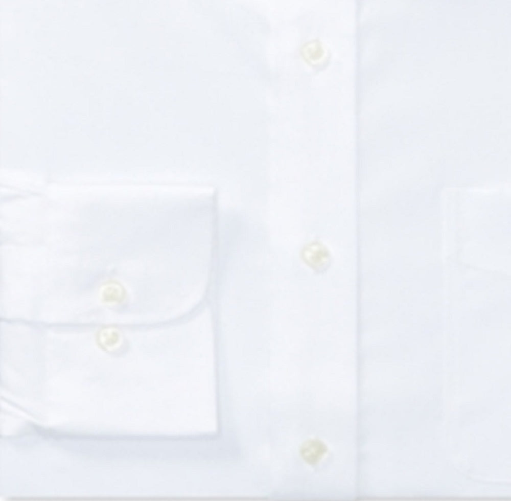 Polo Ralph Lauren Men's Classic Regular Fit Non Iron Stretch Pinpoint Dress Shirt White Size 16X34X35