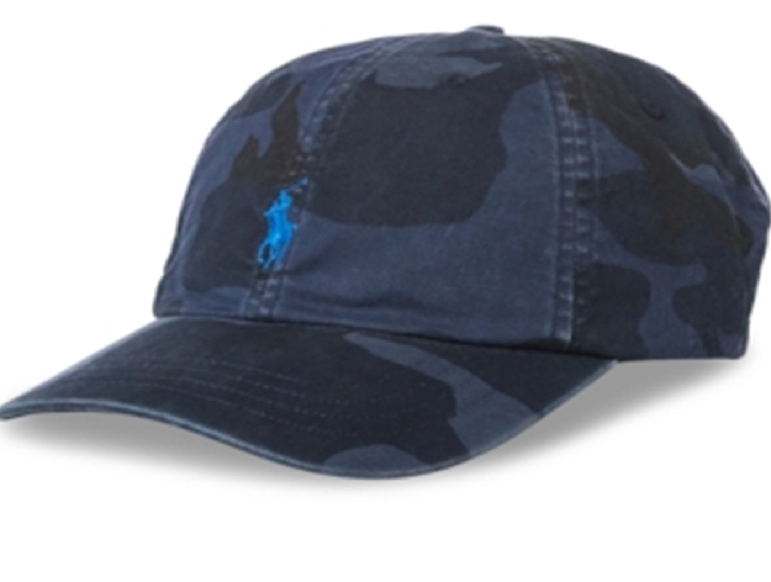 Polo Ralph Lauren Men's Camouflage Baseball Cap Blue Size Regular